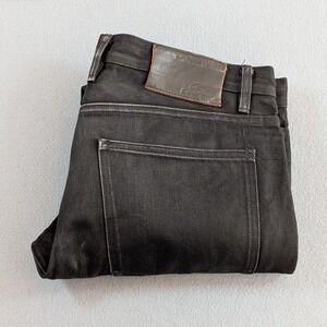 3sixteen SL-220x Jeans Mens 36 Raw Selvedge Double Black Denim Slim Straight